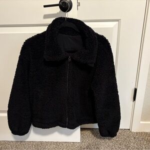 Cozy Black Sherpa Lululemon Jacket